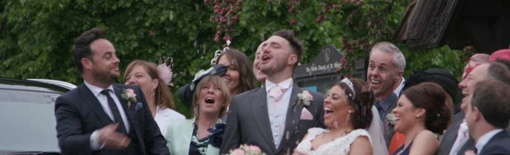 ANT and Dec get BRIDE to the Church on Time  !