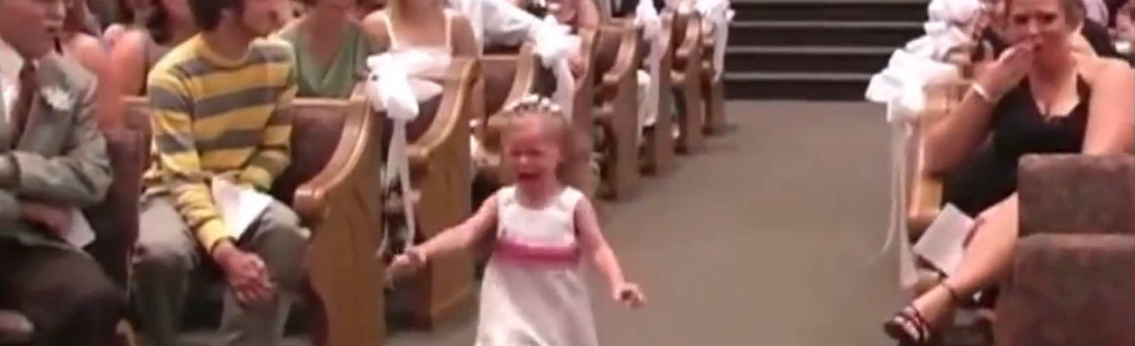 Hilarious clips of children at weddings sometimes it never goes as planned