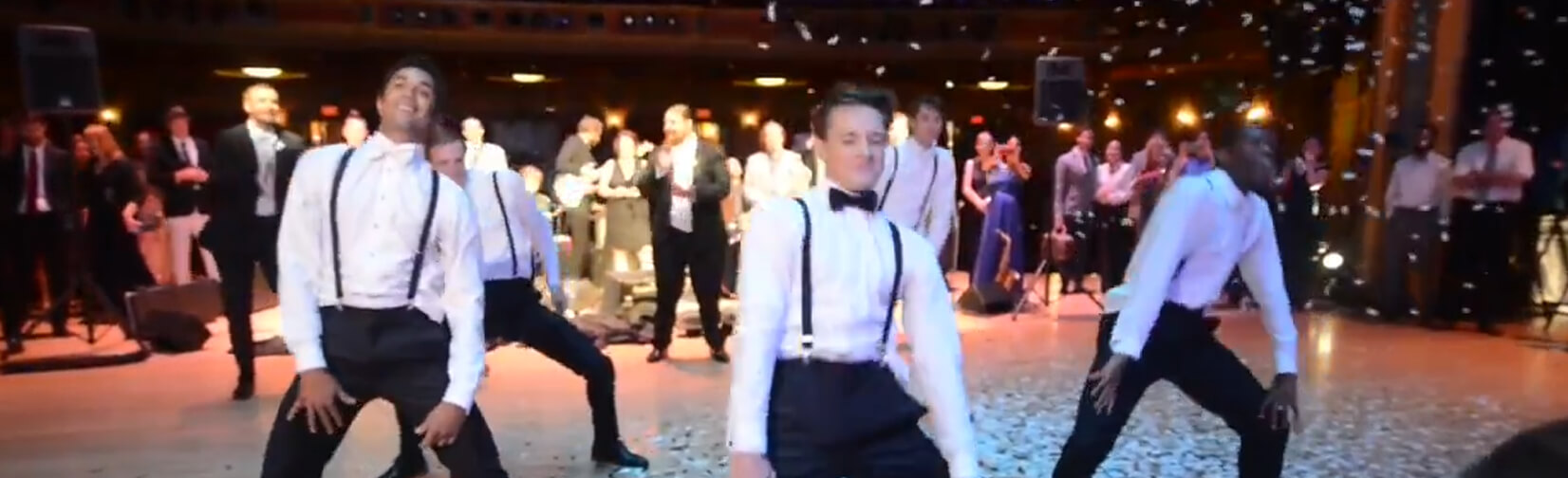 Groom Surprises Bride With EPIC Wedding Dance