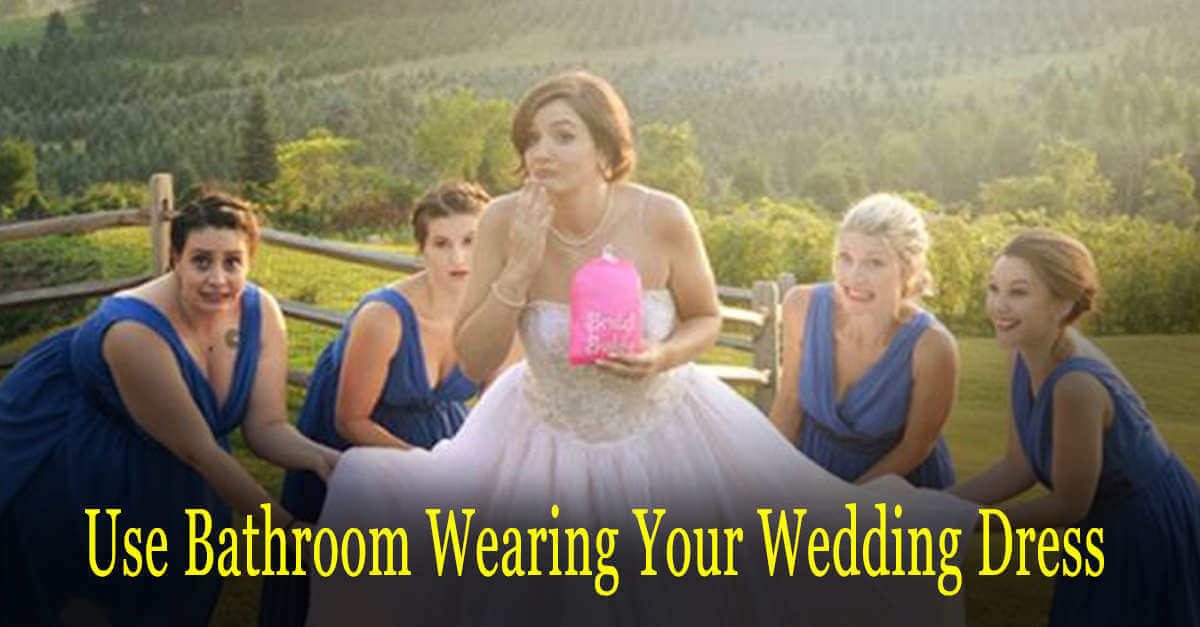 Use Bathroom Wearing Wedding Dress DVD's Gerry Duffy
