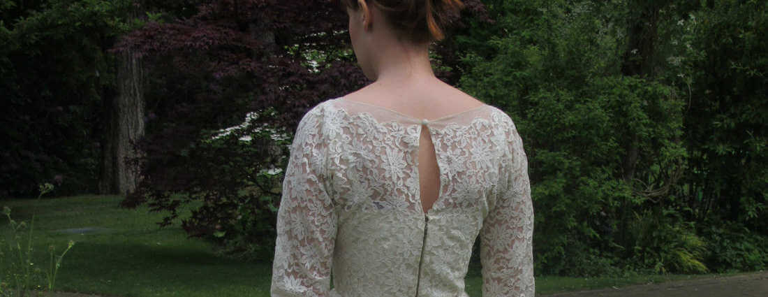 Vintage Wedding Dress for St Gemma's Hospice Charity Shop in Leeds