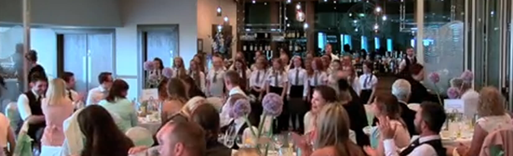 A PRIMARY school teacher surprised his new bride